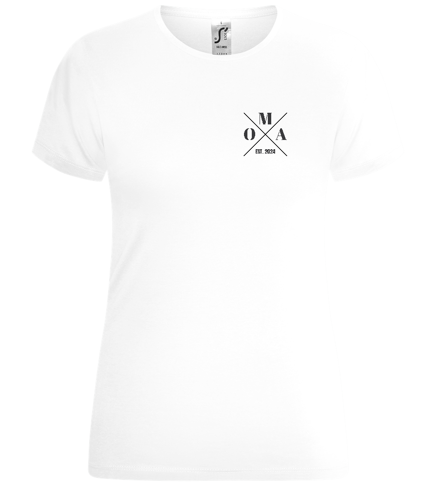 OMA EST Design - Comfort women's t-shirt_WHITE_front