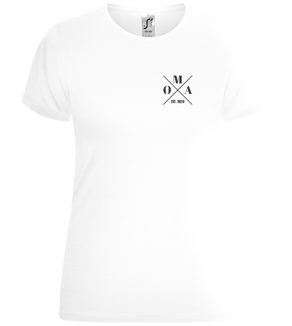 OMA EST Design - Comfort women's t-shirt_WHITE_front