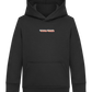 Good Vibes Rainbow Design - Comfort Kids Hoodie_BLACK_front