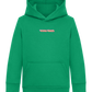 Good Vibes Rainbow Design - Comfort Kids Hoodie_MEADOW GREEN_front