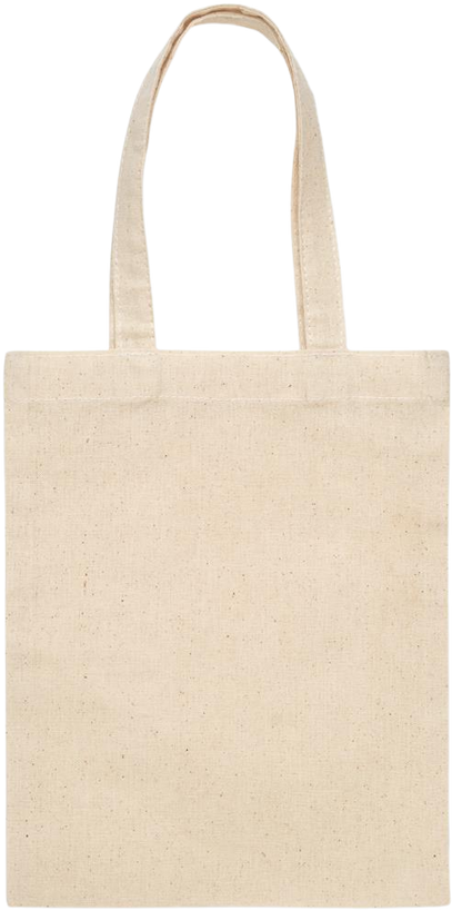 Zodiac Libra Design - Essential small colored handle gift bag_BEIGE_back