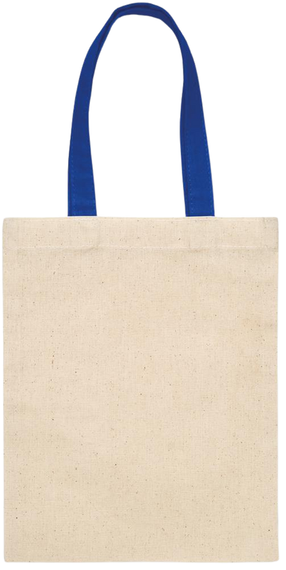 Zodiac Libra Design - Essential small colored handle gift bag_ROYAL BLUE_back