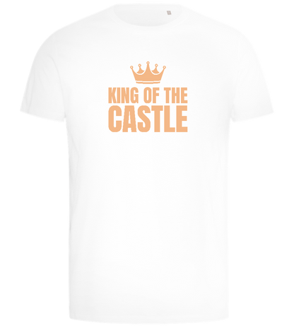 King of the Castle Crown Design - Comfort men's t-shirt_WHITE_front