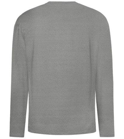 Good Vibes Rainbow Design - Comfort men's long sleeve t-shirt_ORION GREY_back