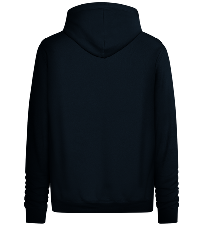 Fake Real Design - Premium unisex hoodie_BLACK_back