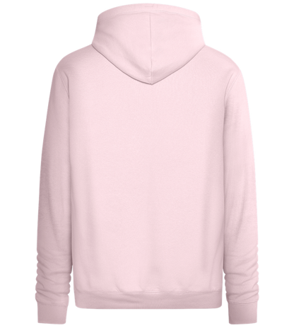 Fake Real Design - Premium unisex hoodie_LIGHT PEACH ROSE_back