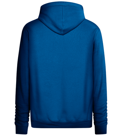 Fake Real Design - Premium unisex hoodie_ROYAL_back