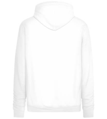 Fake Real Design - Premium unisex hoodie_WHITE_back