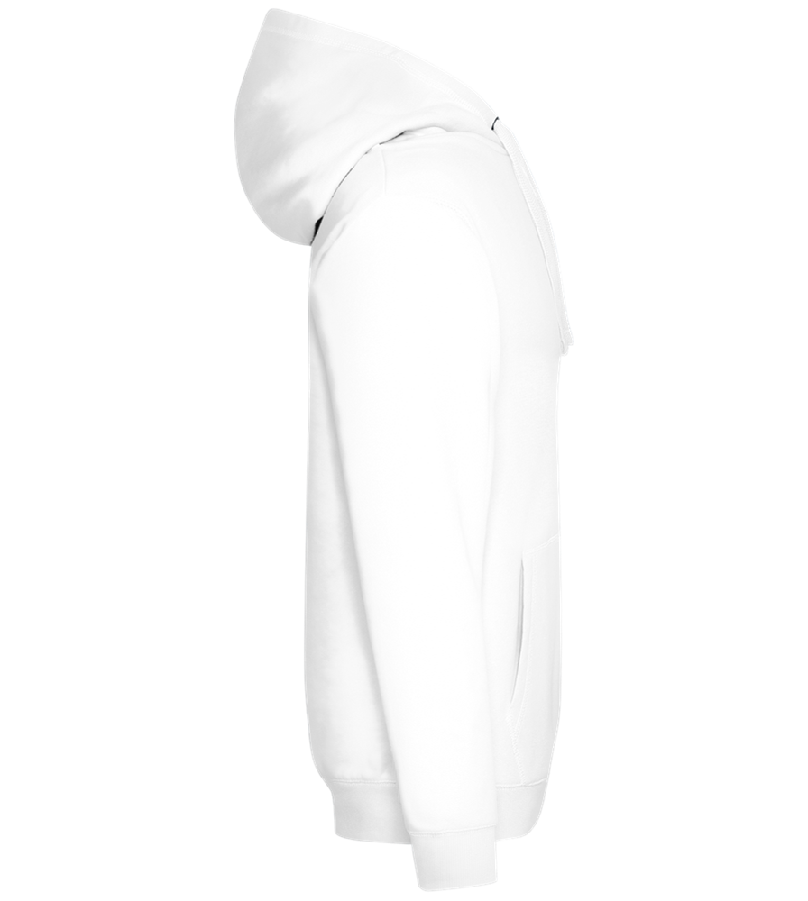 Fake Real Design - Premium unisex hoodie_WHITE_right