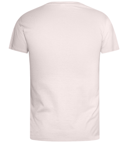 Happiness Goes Hardcore Design - Basic men's t-shirt_LIGHT PINK_back