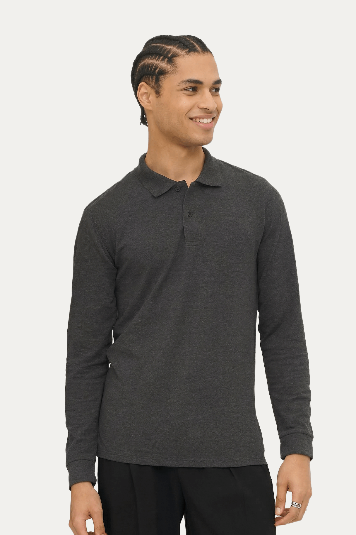 Premium men's long sleeve polo shirt printing | ShirtUp! Premium men's long sleeve polo shirt printing | ShirtUp!