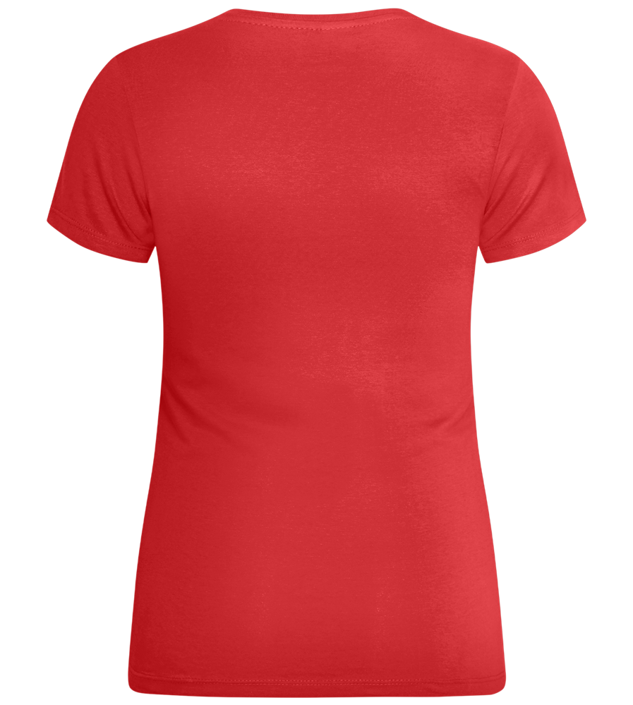 Talk to the Paw Design - Comfort women's t-shirt_RED_back