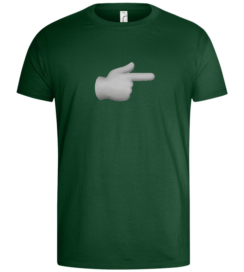 Dirty Emoji 1 Design - Basic men's t-shirt_GREEN BOTTLE_front