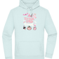 Pink Trick or Treat Design - Premium Essential Unisex Hoodie_ARCTIC BLUE_front