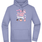 Pink Trick or Treat Design - Premium Essential Unisex Hoodie_BLUE_front