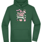 Pink Trick or Treat Design - Premium Essential Unisex Hoodie_GREEN BOTTLE_front