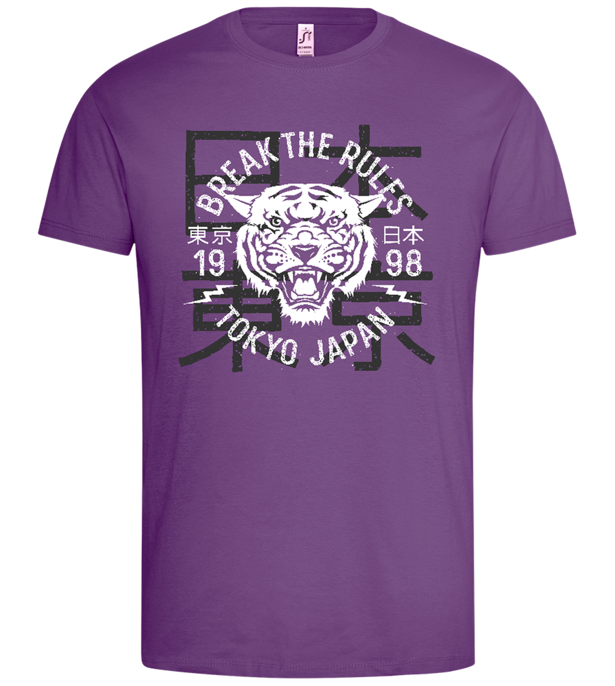 Unleash the Tiger Design - Premium men's t-shirt_LIGHT PURPLE_front