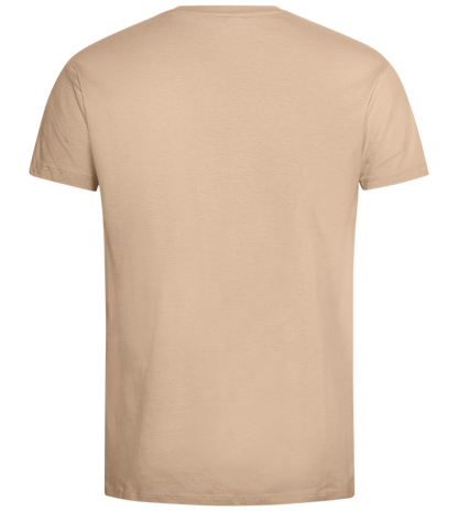 Unleash the Tiger Design - Premium men's t-shirt_SAND_back