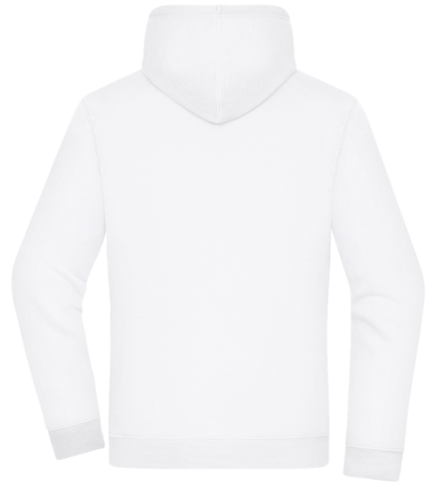 Summertime Text Design - Premium Essential Unisex Hoodie_WHITE_back