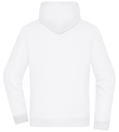 Summertime Text Design - Premium Essential Unisex Hoodie_WHITE_back