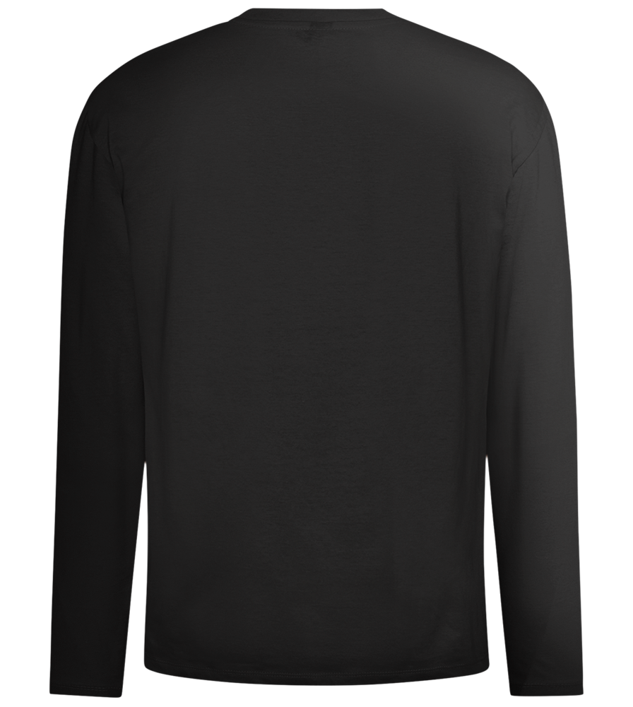 Run Baby Run Design - Comfort men's long sleeve t-shirt_DEEP BLACK_back