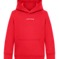 Im With the Band Design - Comfort Kids Hoodie_BRIGHT RED_front