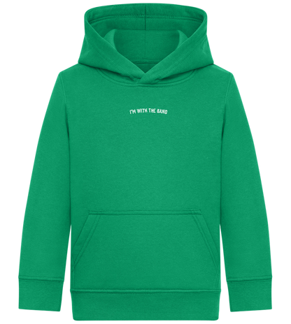 Im With the Band Design - Comfort Kids Hoodie_MEADOW GREEN_front