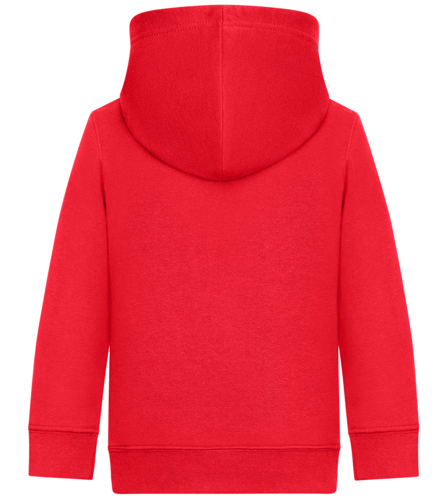 Im With the Band Design - Comfort Kids Hoodie_BRIGHT RED_back