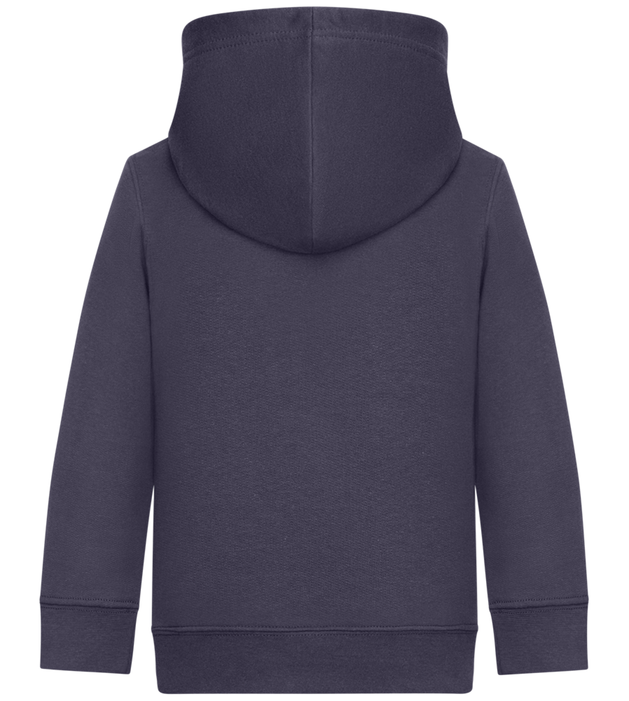 Im With the Band Design - Comfort Kids Hoodie_FRENCH NAVY_back