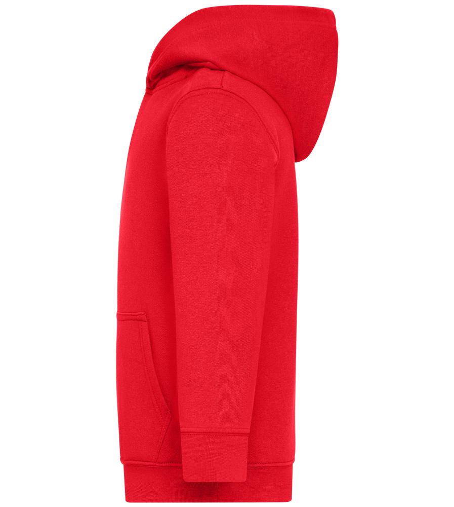 Im With the Band Design - Comfort Kids Hoodie_BRIGHT RED_left