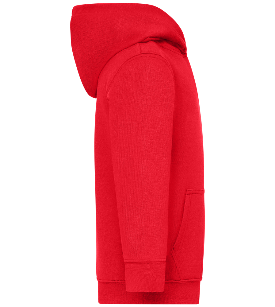 Im With the Band Design - Comfort Kids Hoodie_BRIGHT RED_right