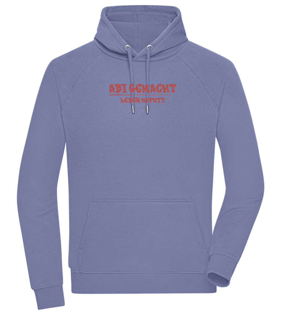 Abi Gemacht Leber Kaputt Design - Comfort unisex hoodie_BLUE_front