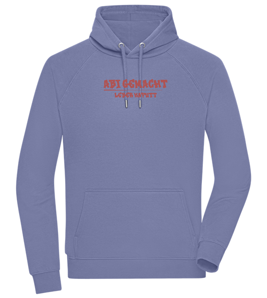 Abi Gemacht Leber Kaputt Design - Comfort unisex hoodie_BLUE_front