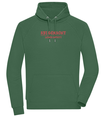 Abi Gemacht Leber Kaputt Design - Comfort unisex hoodie_GREEN BOTTLE_front