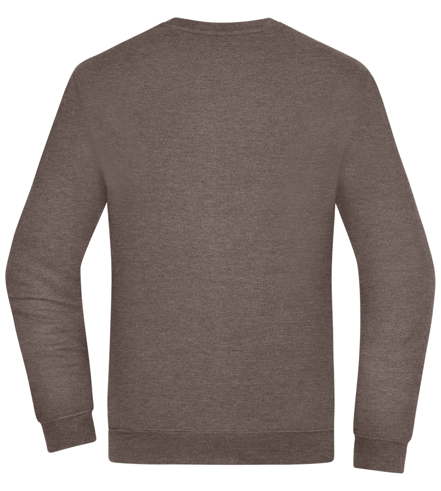 Samurai Bike 2 Design - Comfort Essential Unisex Sweater_CHARCOAL CHIN_back