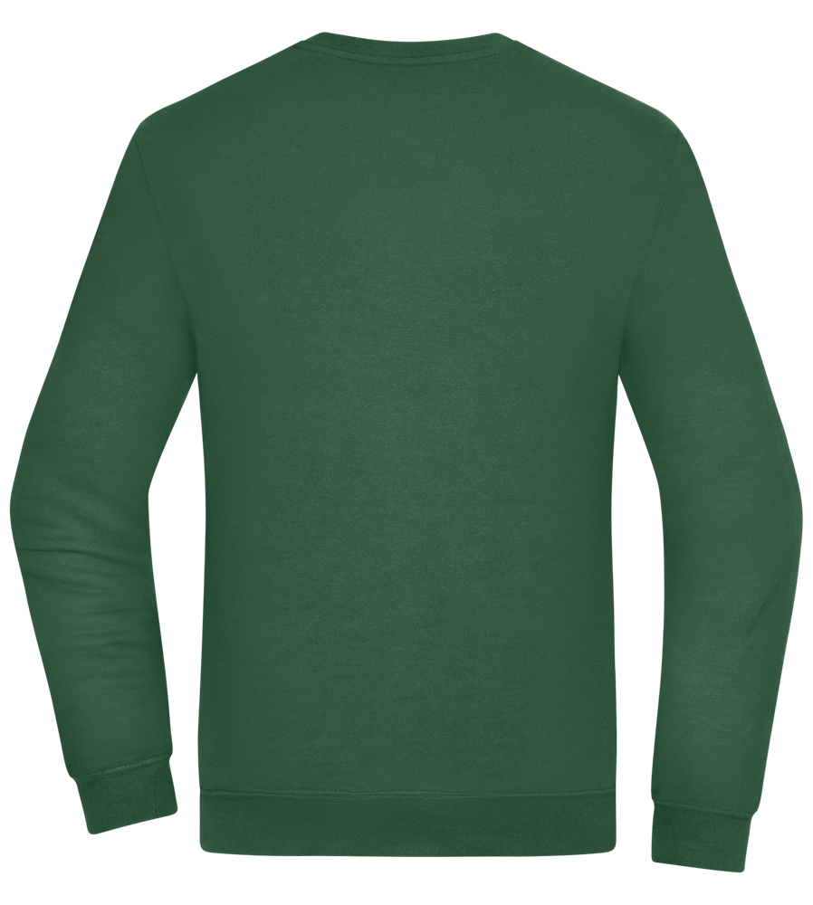 Samurai Bike 2 Design - Comfort Essential Unisex Sweater_GREEN BOTTLE_back