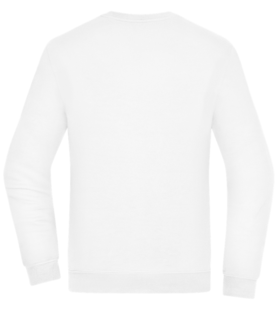 Samurai Bike 2 Design - Comfort Essential Unisex Sweater_WHITE_back