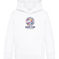 Believe in Magic Unicorn Design - Comfort Kids Hoodie_WHITE_front