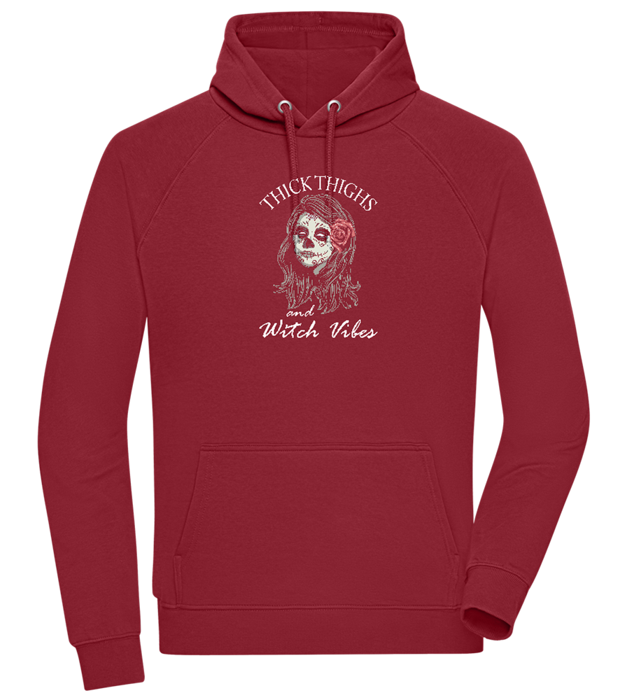 Thick Thighs Design - Comfort unisex hoodie_BORDEAUX_front