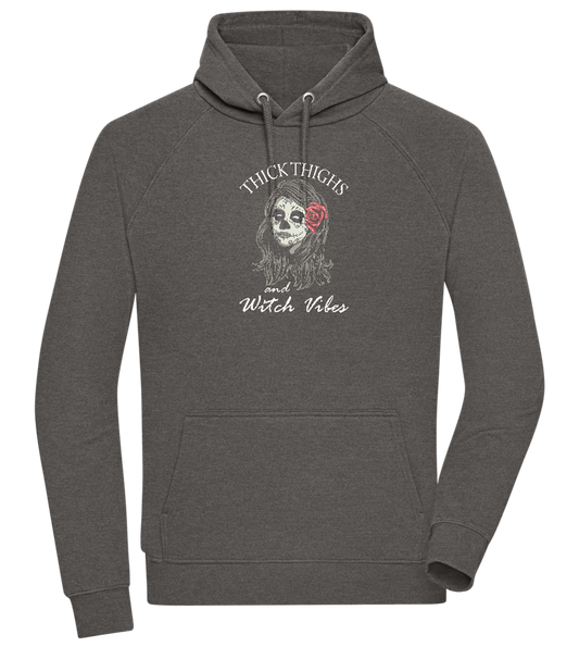 Thick Thighs Design - Comfort unisex hoodie_CHARCOAL CHIN_front