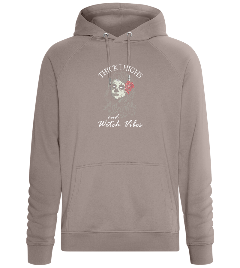 Thick Thighs Design - Comfort unisex hoodie_CHARCOAL CHIN_front