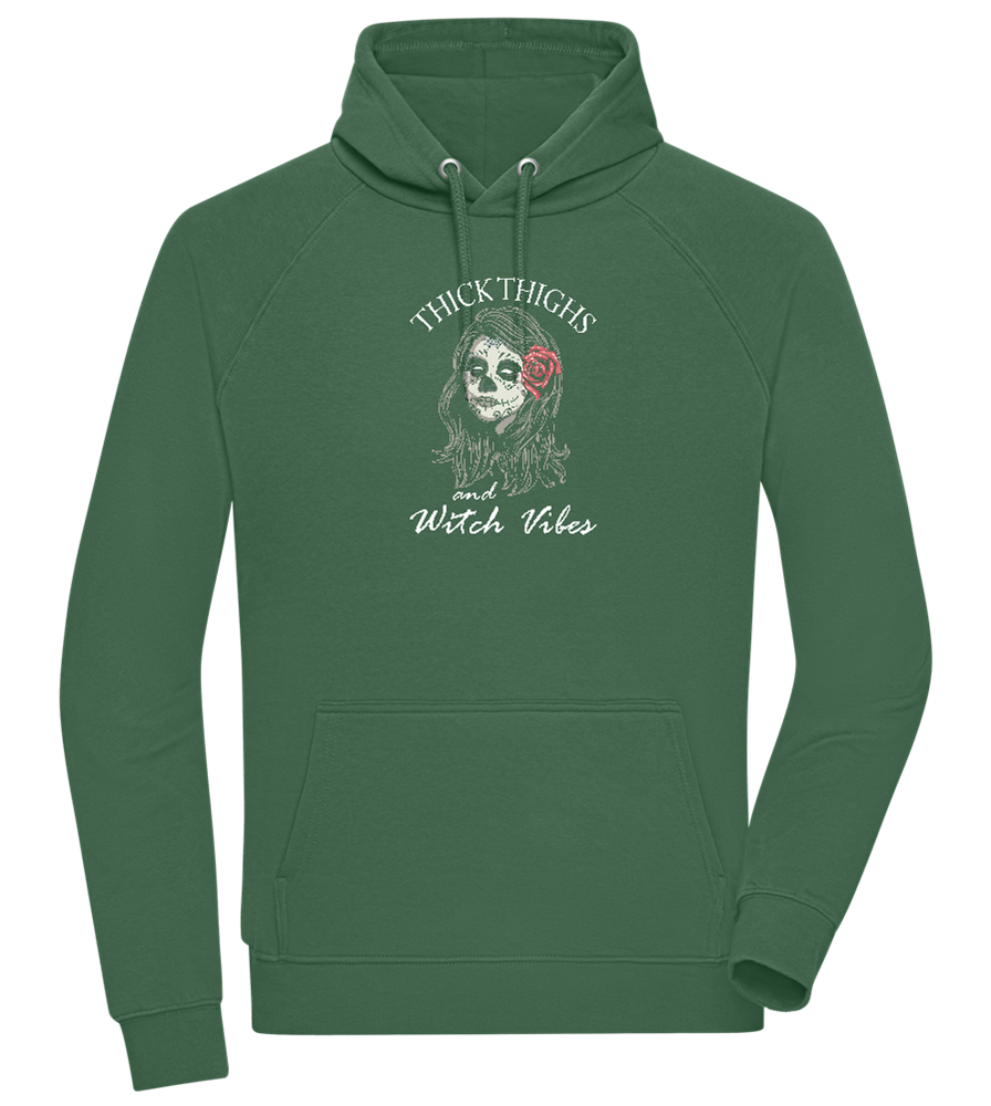 Thick Thighs Design - Comfort unisex hoodie_GREEN BOTTLE_front