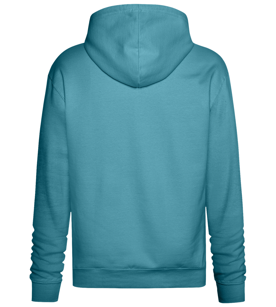 Bicycle Life Keep Moving Design - Premium Essential Unisex Hoodie_POOL BLUE_back