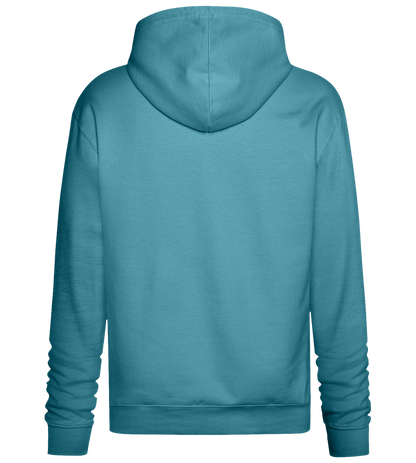 Bicycle Life Keep Moving Design - Premium Essential Unisex Hoodie_POOL BLUE_back