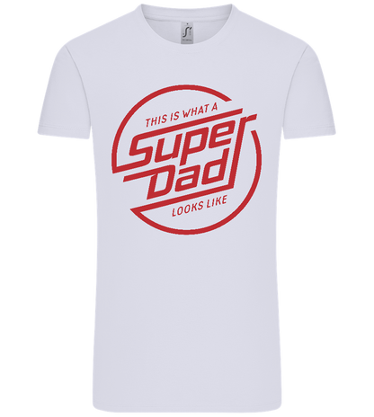 This Is What A Super Dad Looks Like Design - Comfort Unisex T-Shirt_LILAK_front