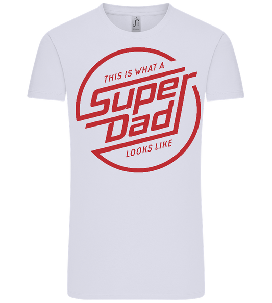 This Is What A Super Dad Looks Like Design - Comfort Unisex T-Shirt_LILAK_front