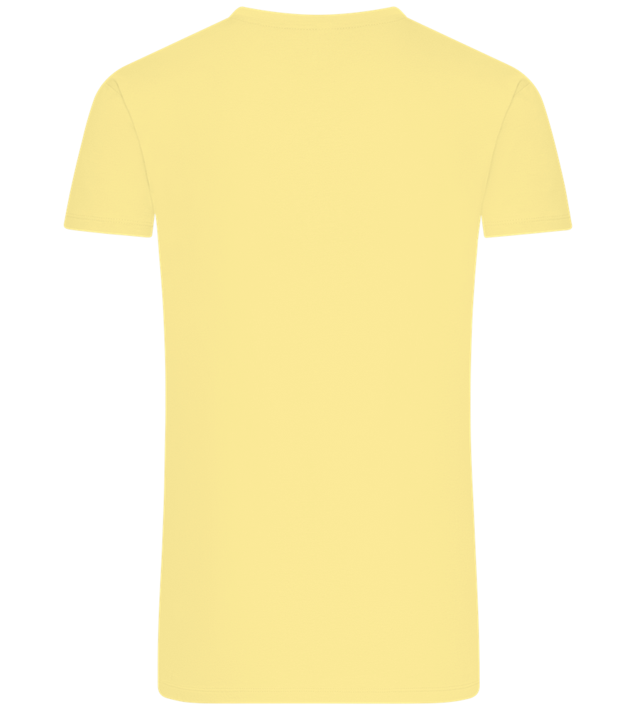 This Is What A Super Dad Looks Like Design - Comfort Unisex T-Shirt_AMARELO CLARO_back