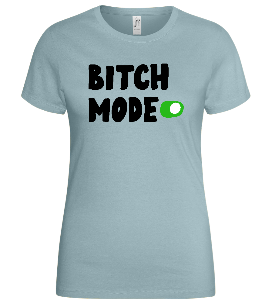 B Mode Activated Design - Basic women's t-shirt_PURE GRAY_front