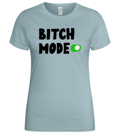 B Mode Activated Design - Basic women's t-shirt_PURE GRAY_front