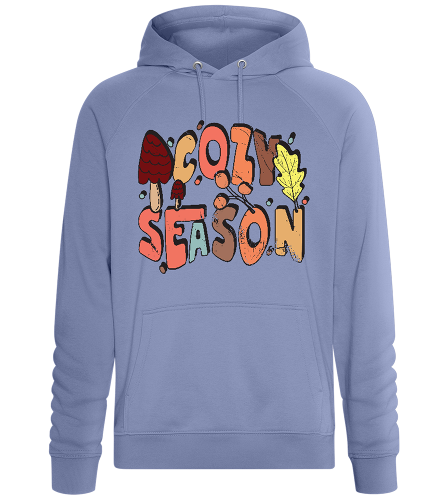 Autumn Cozy Season Design - Comfort unisex hoodie_BLUE_front